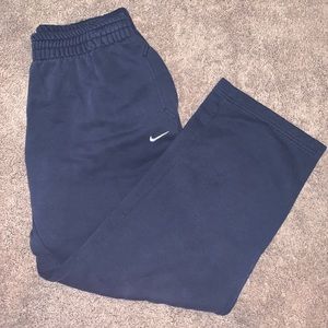 Nike Swoosh Logo Straight Leg Sweatpants